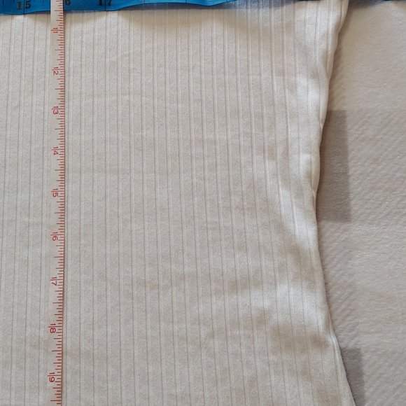 Rue21 Rue+ White Ribbed Tee - Picture 6 of 8